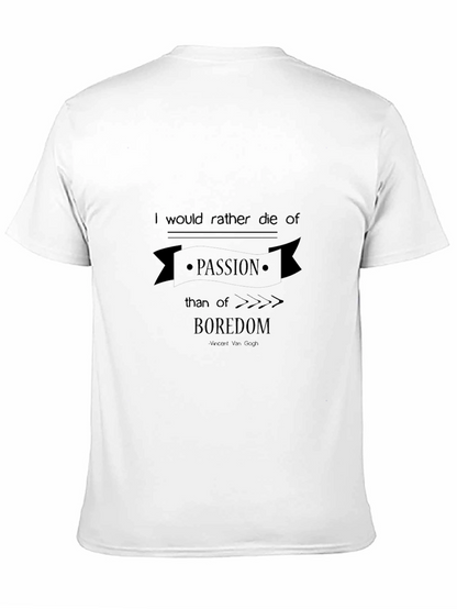 Die of Passion T-Shirt - Black Crew Neck