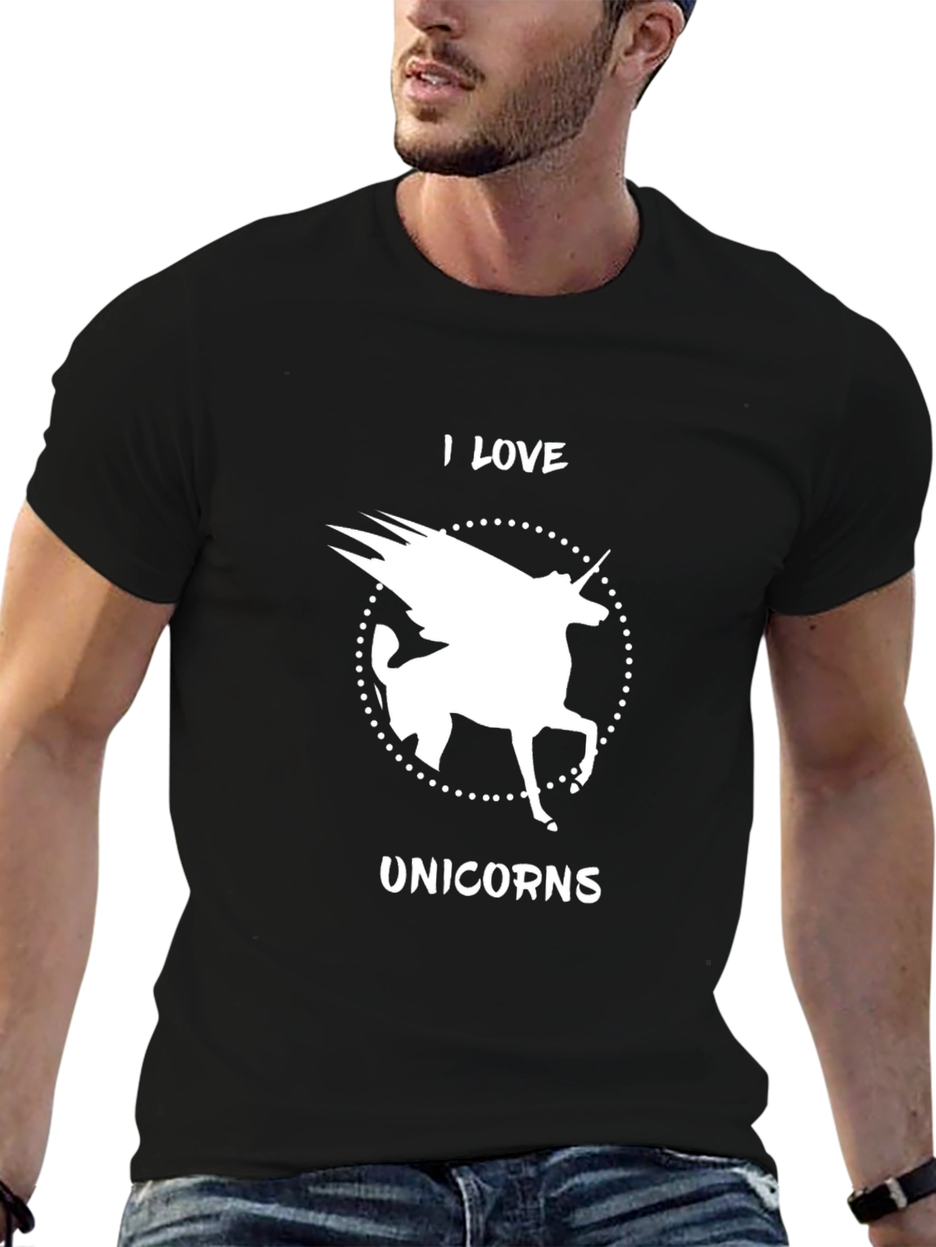 I Love Unicorns Graphic T-Shirt