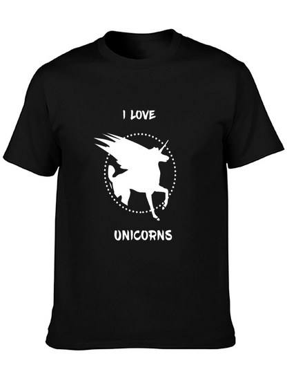 I Love Unicorns Graphic T-Shirt
