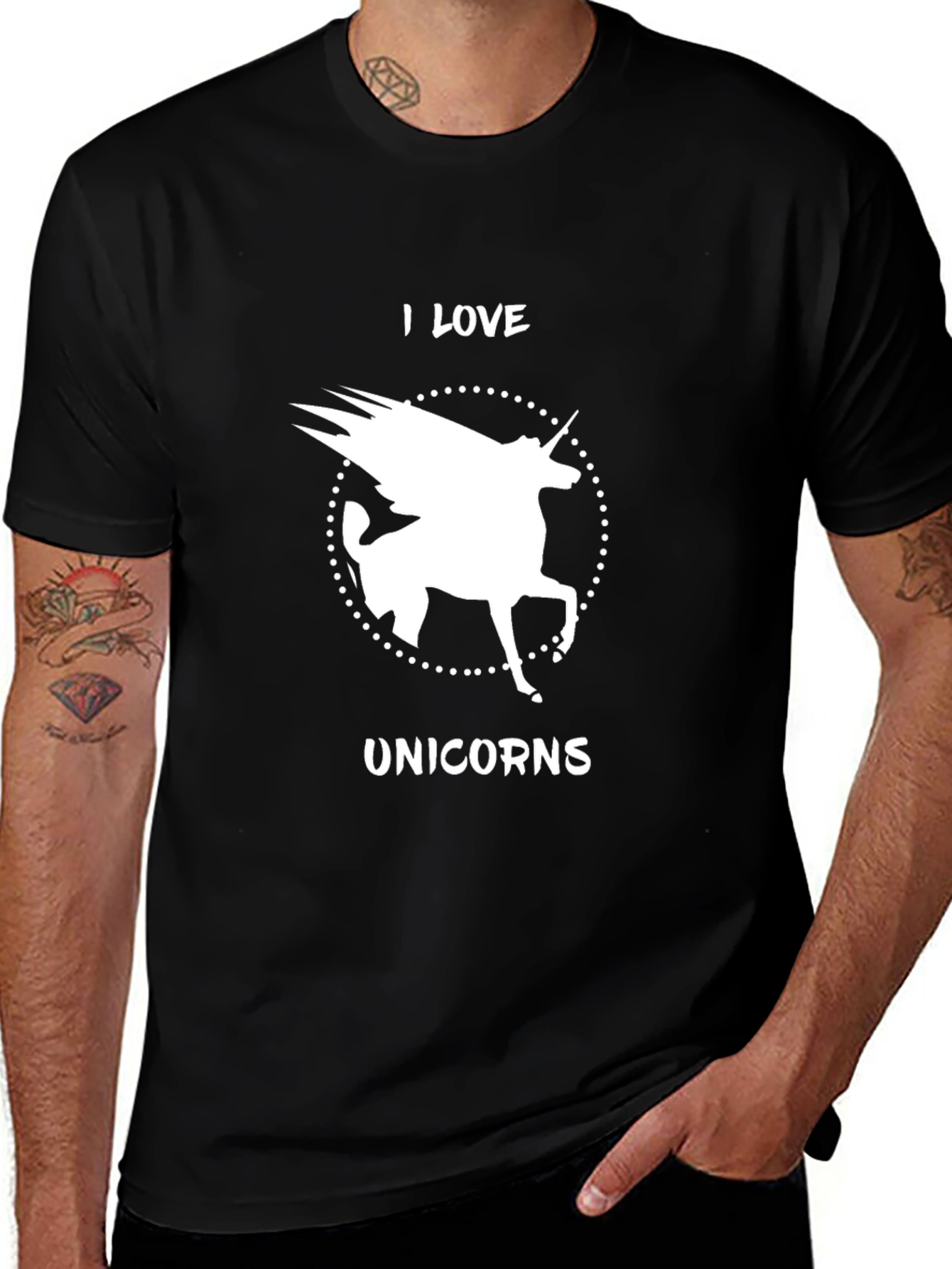 I Love Unicorns Graphic T-Shirt
