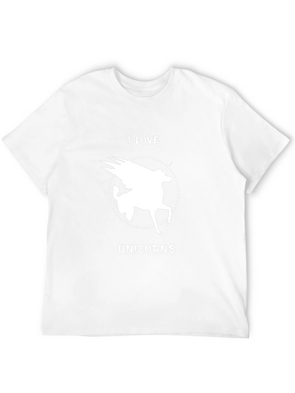 I Love Unicorns Graphic T-Shirt