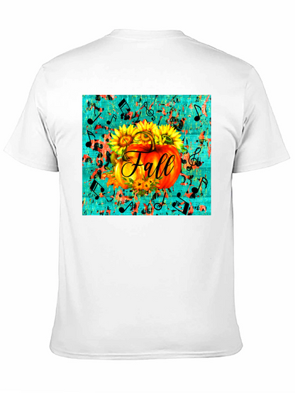 Fall Pumpkin & Sunflowers Graphic Tee