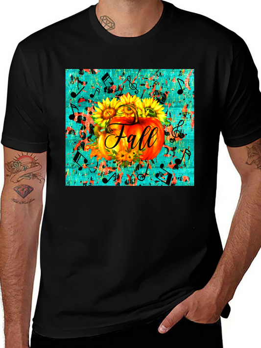 Fall Pumpkin & Sunflowers Graphic Tee