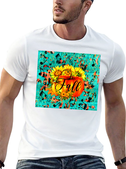 Fall Pumpkin & Sunflowers Graphic Tee