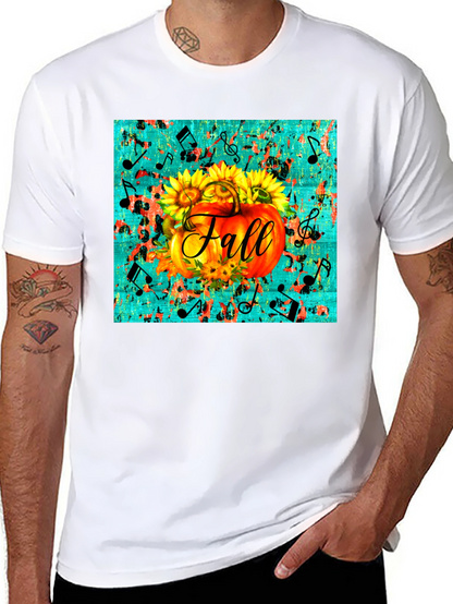 Fall Pumpkin & Sunflowers Graphic Tee