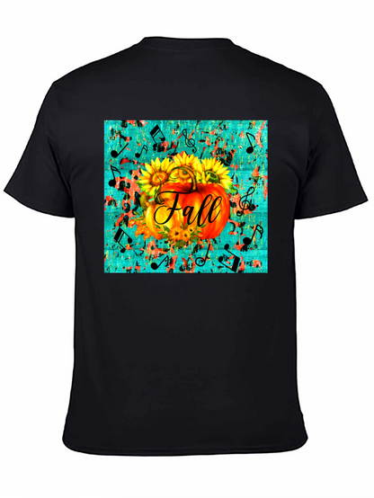 Fall Pumpkin & Sunflowers Graphic Tee