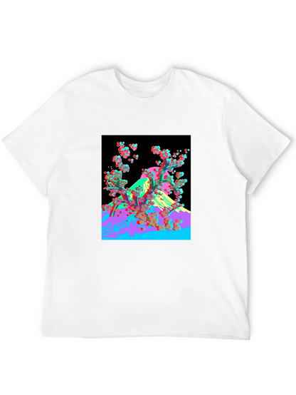 Abstract Mount Fuji Graphic Tee