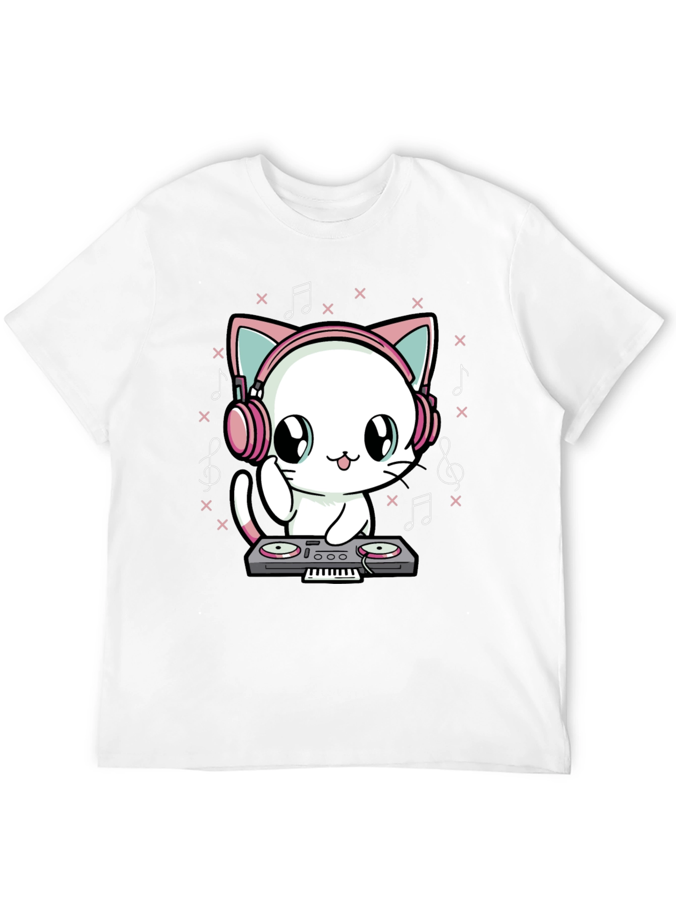 DJ Cat T-Shirt - Cute Music Lover Tee