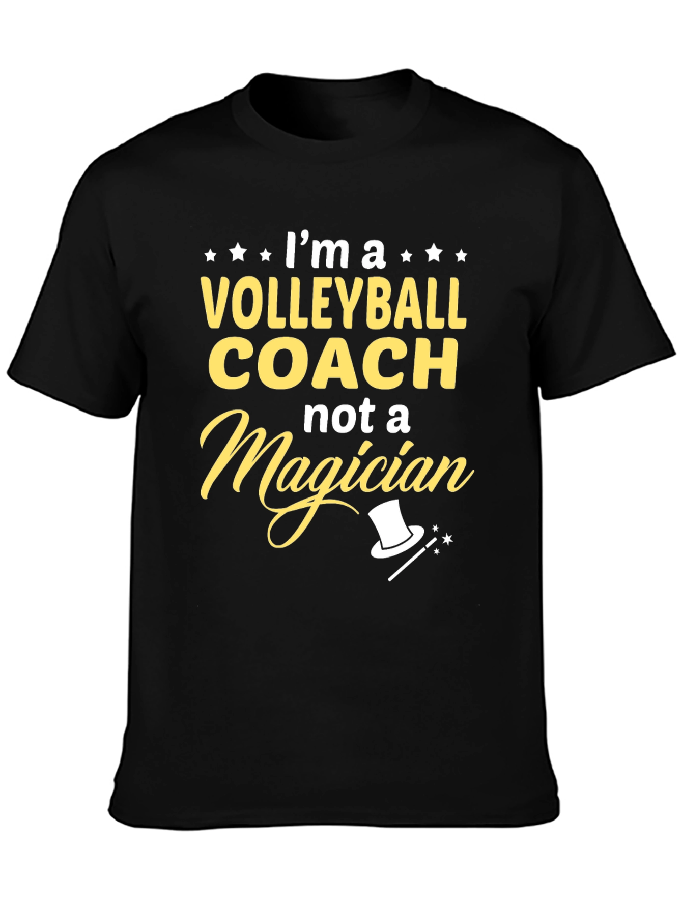Volleyball Coach Novelty Graphic T-Shirt
