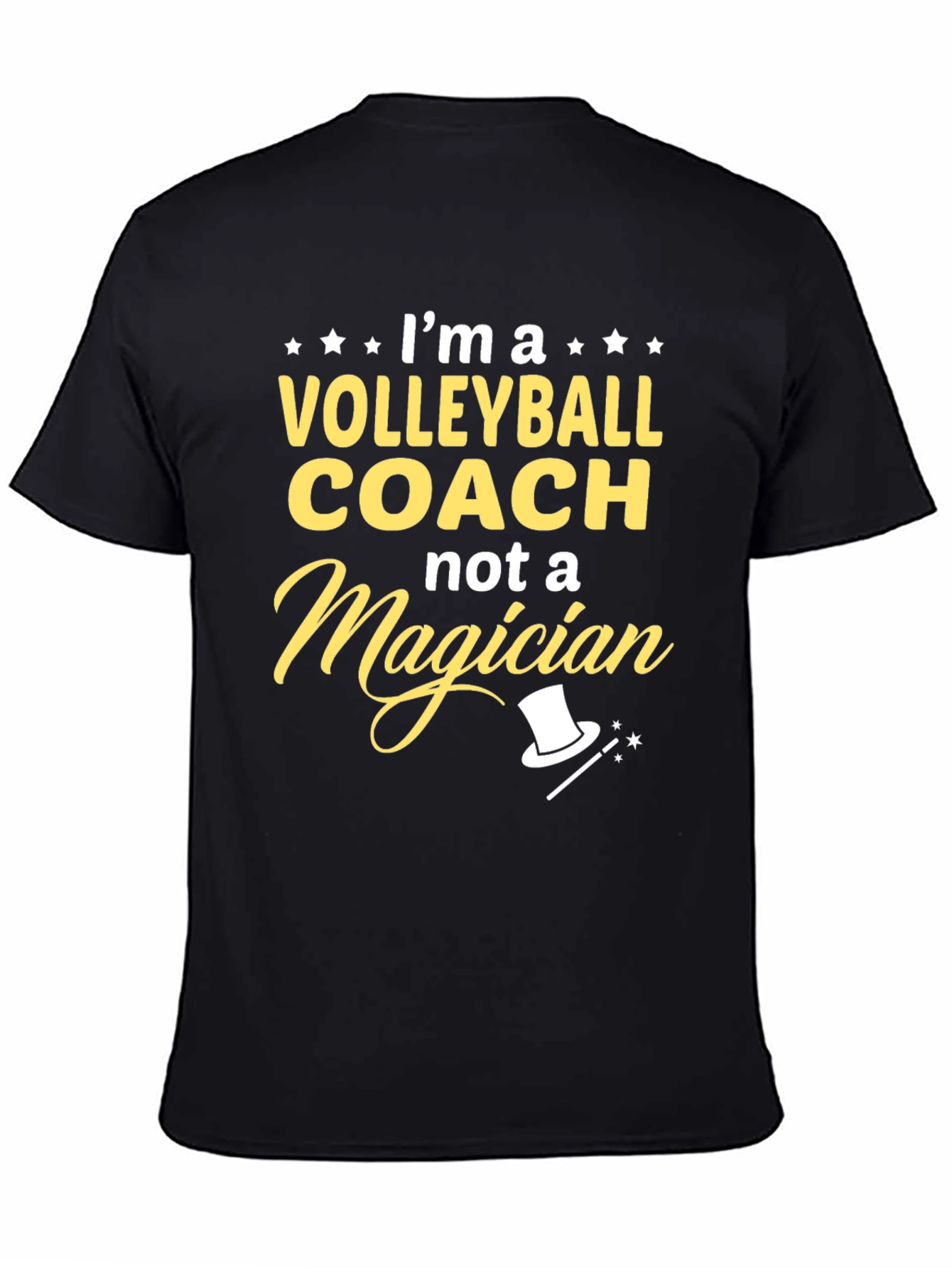 Volleyball Coach Novelty Graphic T-Shirt