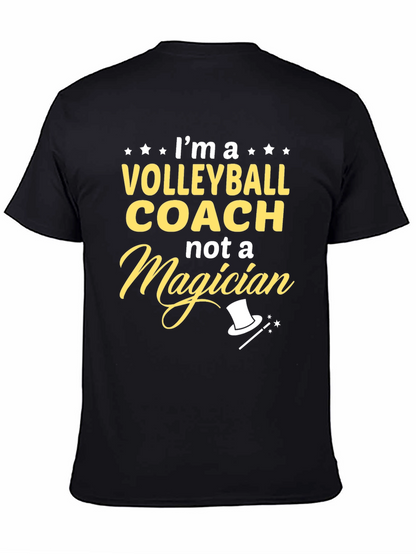 Volleyball Coach Novelty Graphic T-Shirt