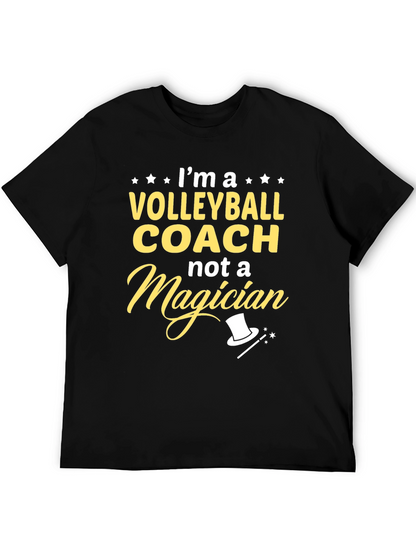 Volleyball Coach Novelty Graphic T-Shirt