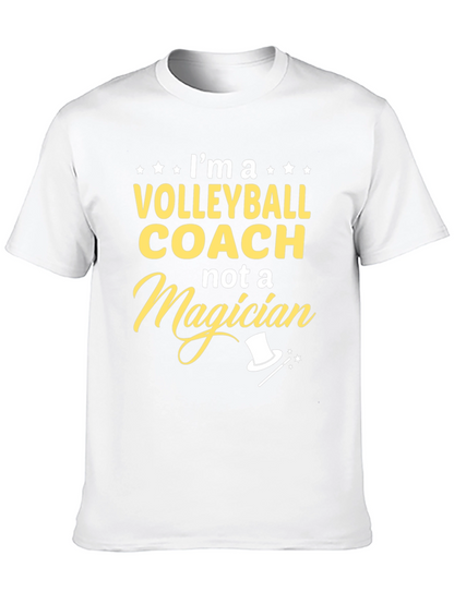 Volleyball Coach Novelty Graphic T-Shirt