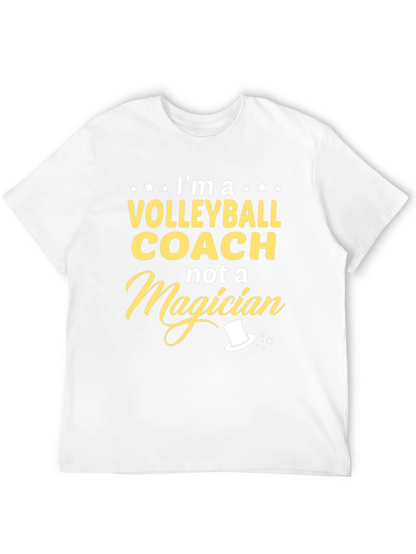 Volleyball Coach Novelty Graphic T-Shirt