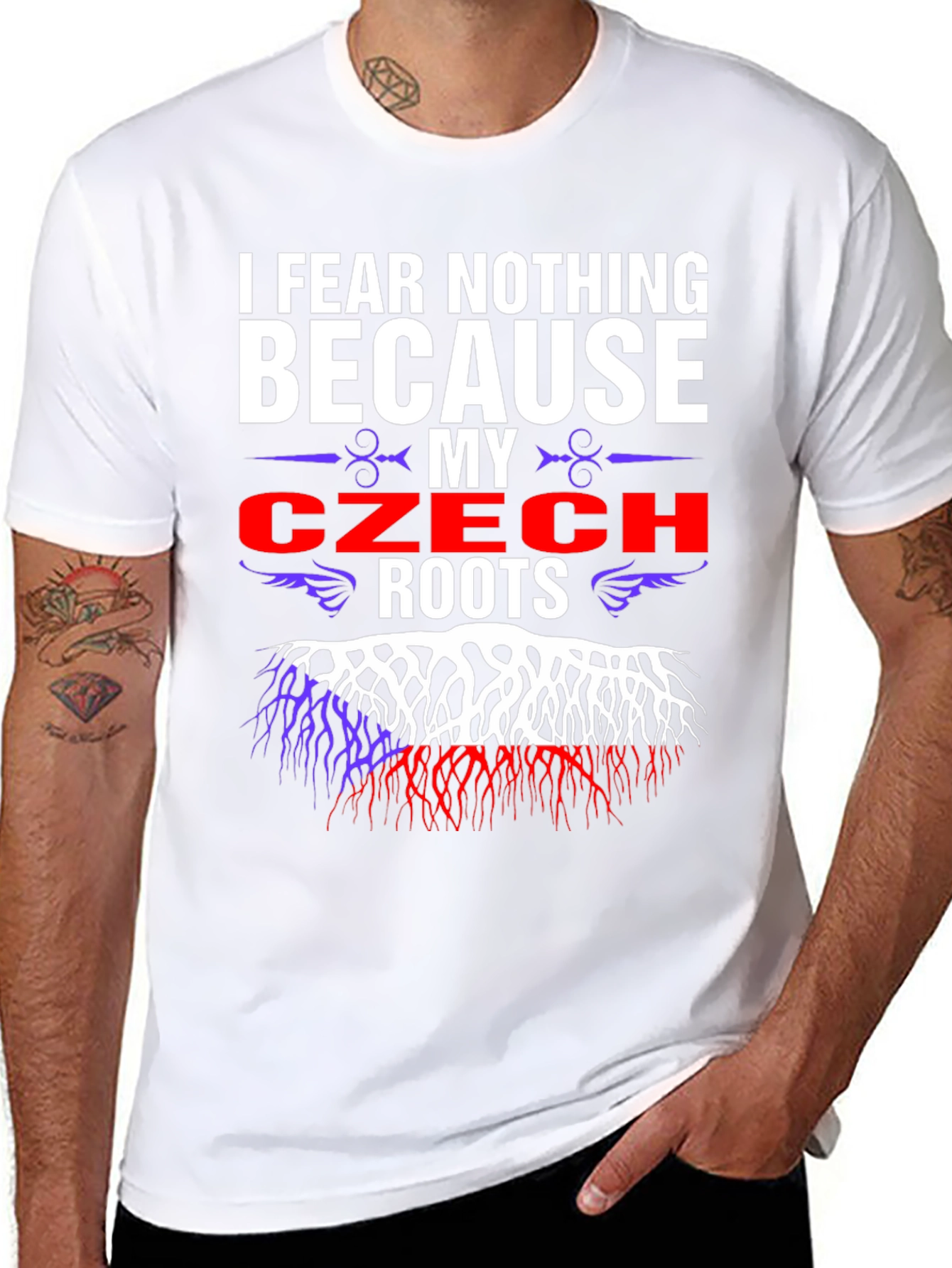 Czech Roots T-Shirt - I Fear Nothing