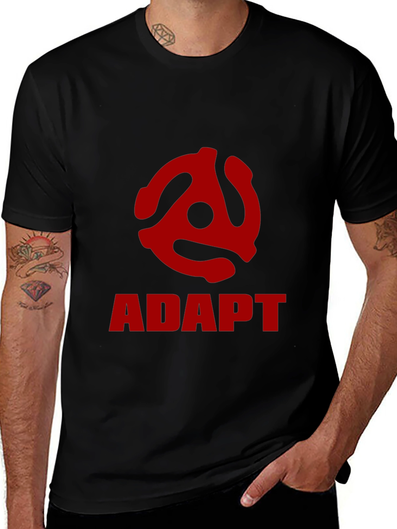 ADAPT 45 Record Adapter Graphic Tee