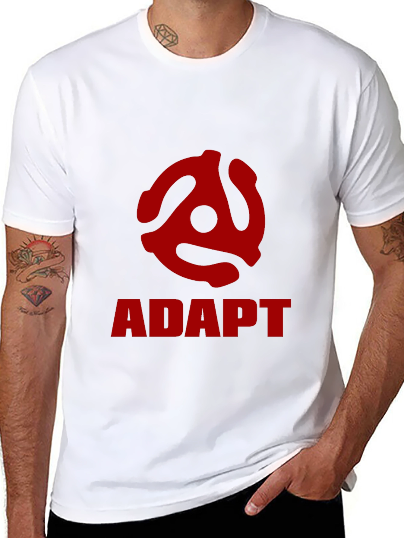 ADAPT 45 Record Adapter Graphic Tee