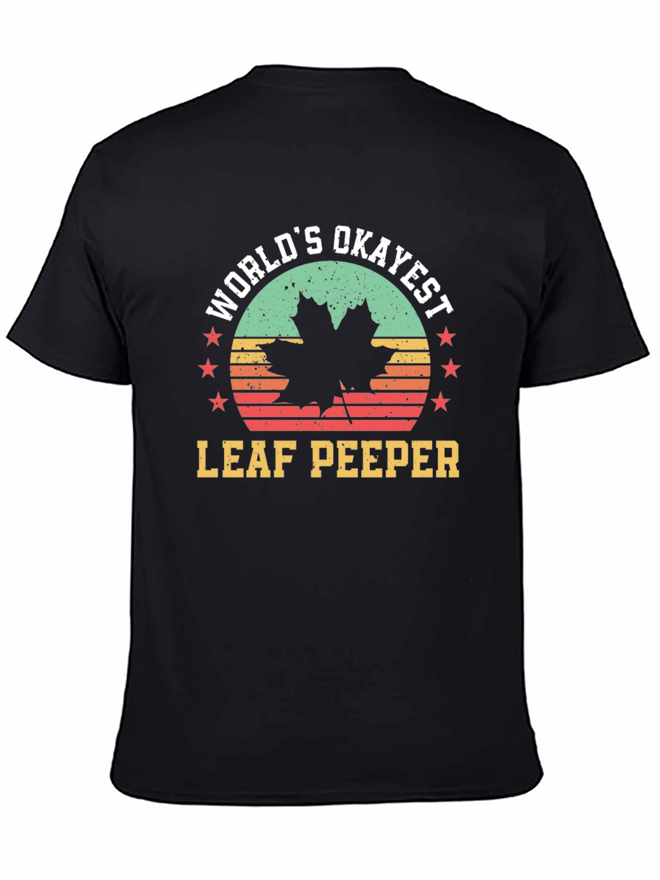 Worlds Okayest Leaf Peeper Tee - Autumn Fun