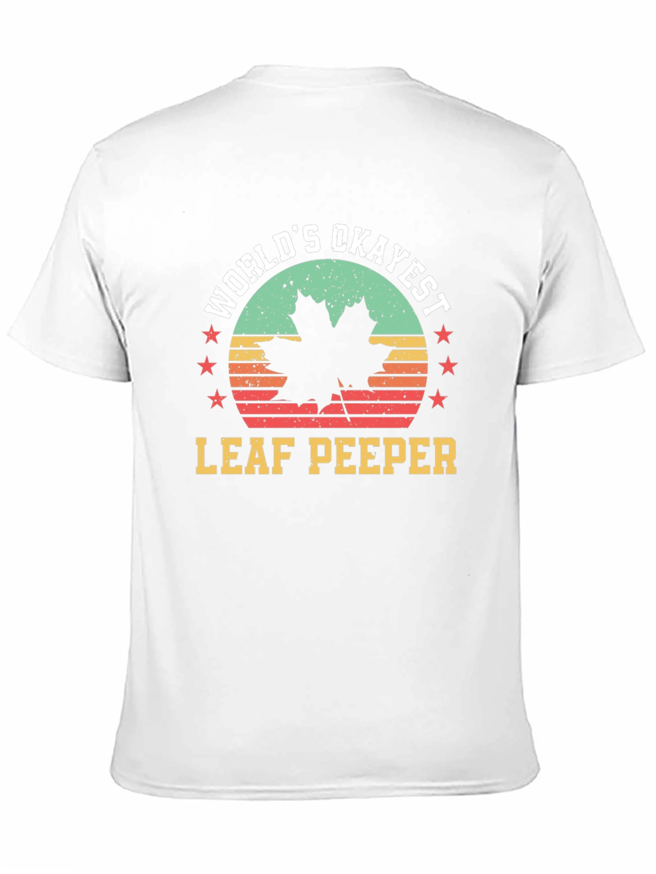 Worlds Okayest Leaf Peeper Tee - Autumn Fun
