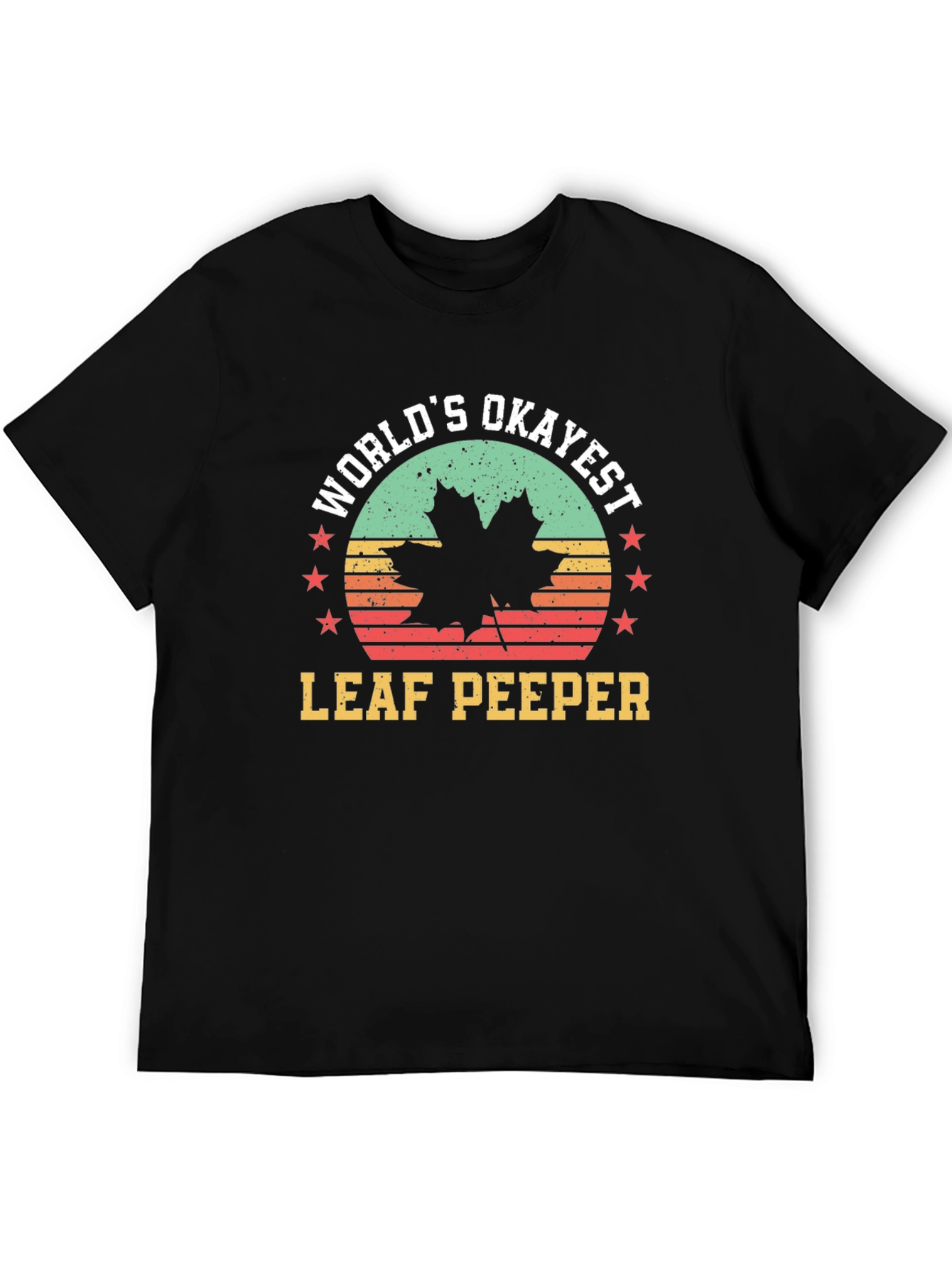 Worlds Okayest Leaf Peeper Tee - Autumn Fun