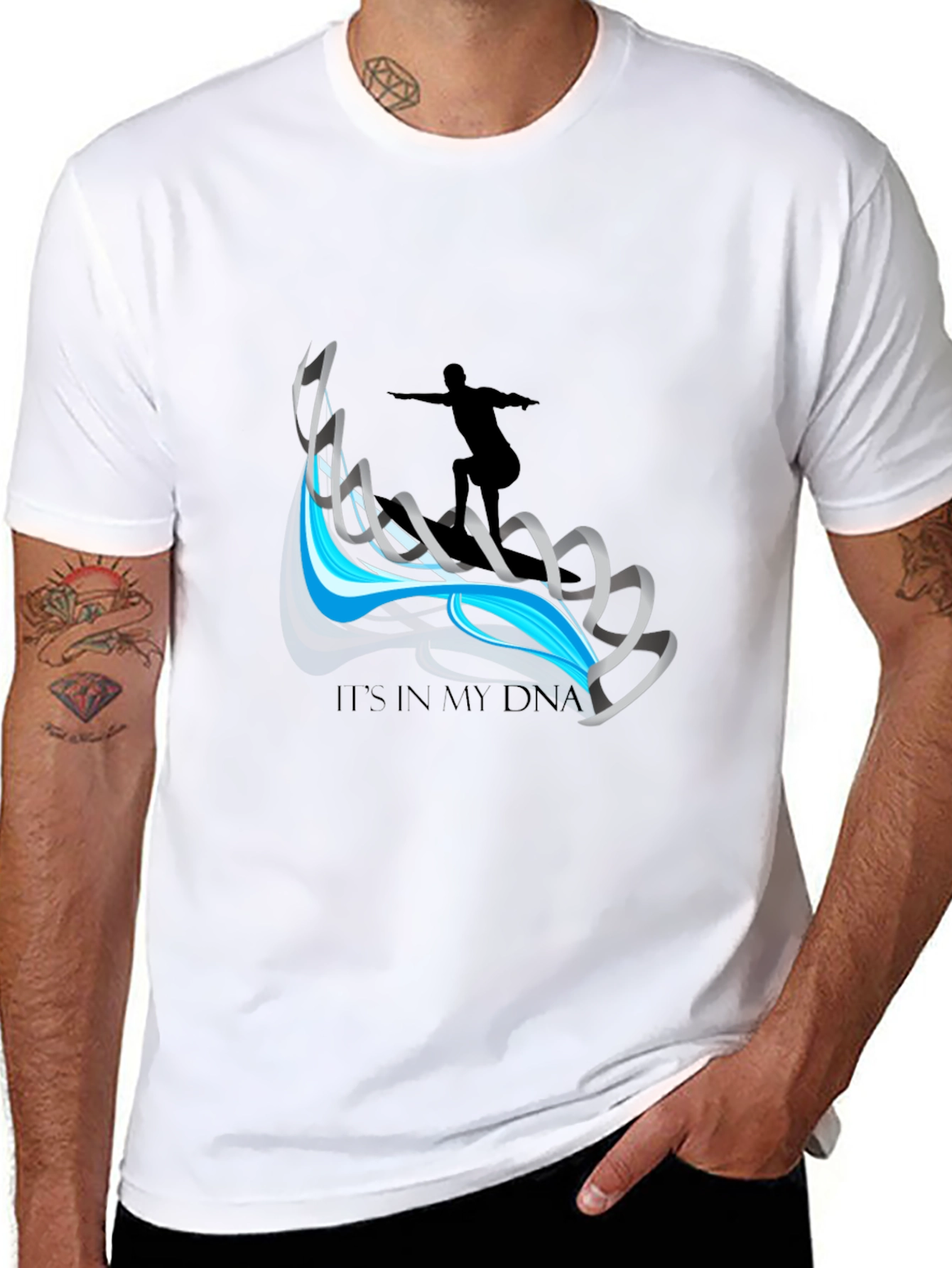 Its in My DNA Surfing T-Shirt