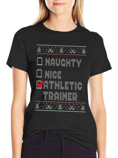 Athletic Trainer Ugly Christmas Sweater T-Shirt