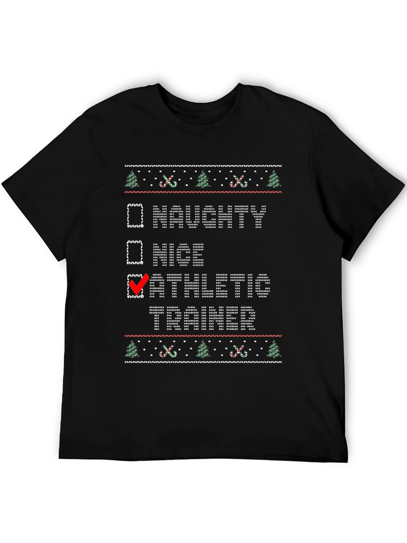 Athletic Trainer Ugly Christmas Sweater T-Shirt