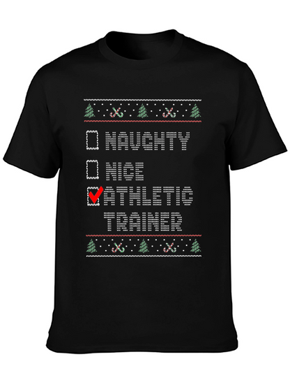 Athletic Trainer Ugly Christmas Sweater T-Shirt