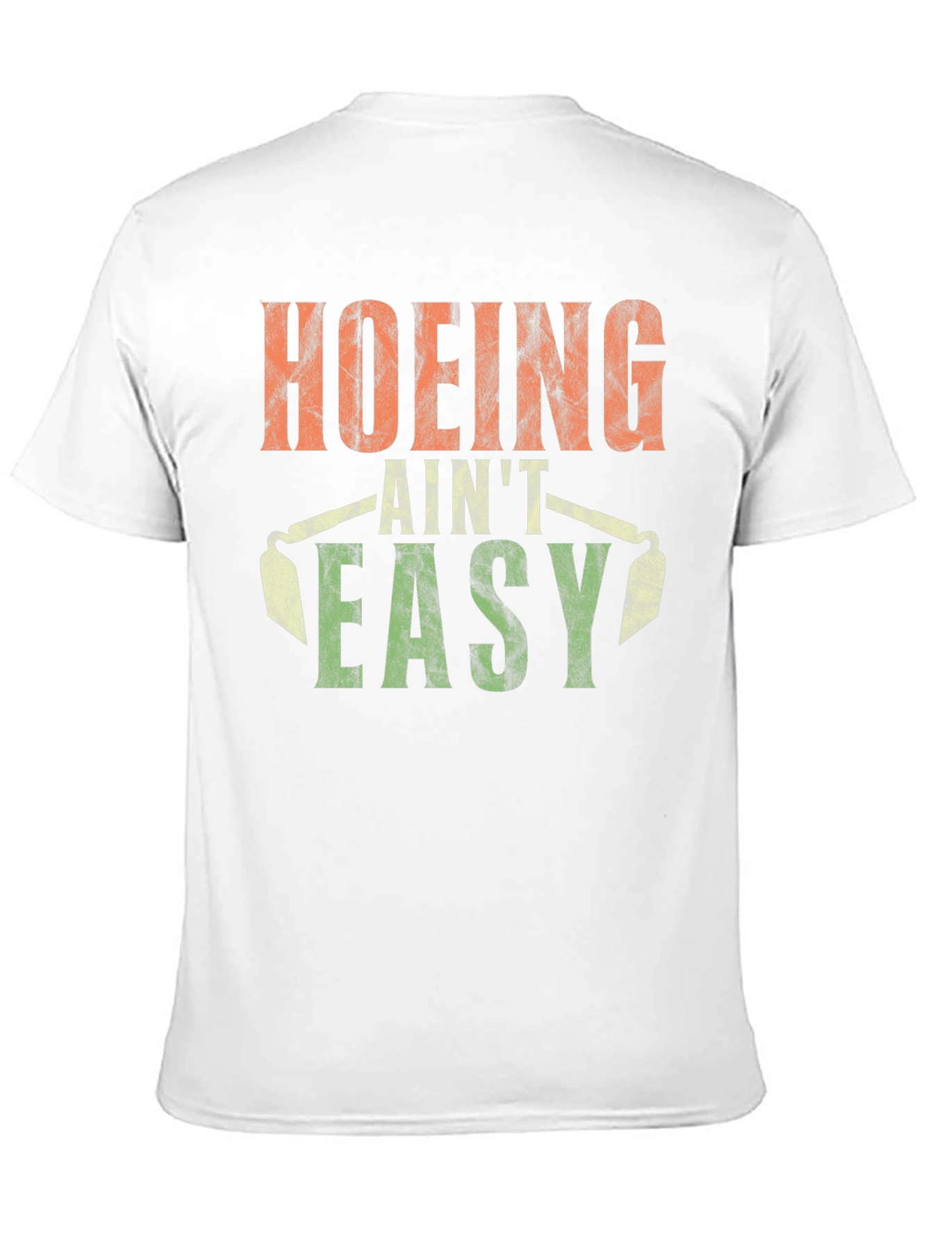 Hoing Aint Easy T-Shirt Black Cotton Tee