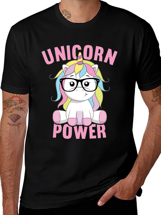 Unicorn Power T-Shirt - Cute Cartoon Design