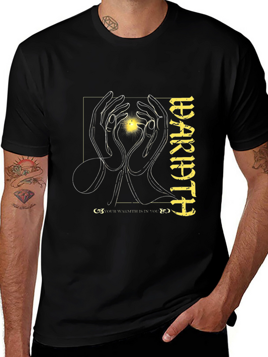 Warmth in You Graphic Tee - Unique Design Soft Fabric