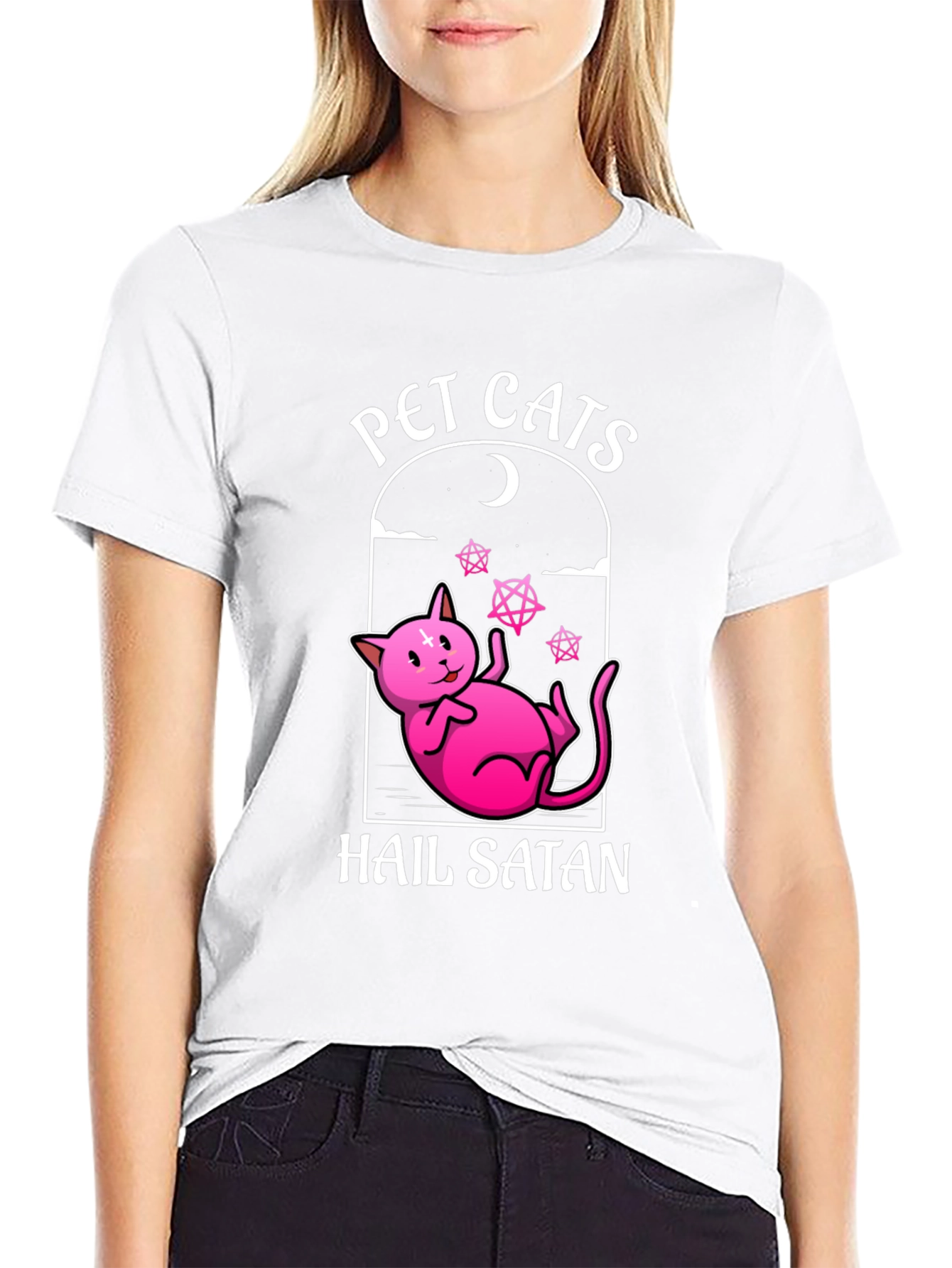 Pet Cats Hail Satan T-Shirt