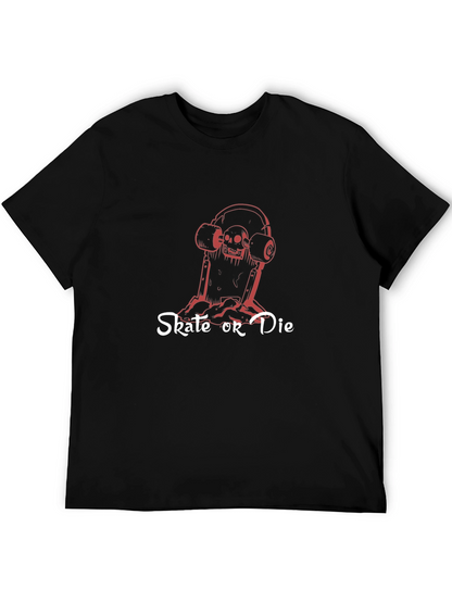 Skate or Die Graphic Tee - Black