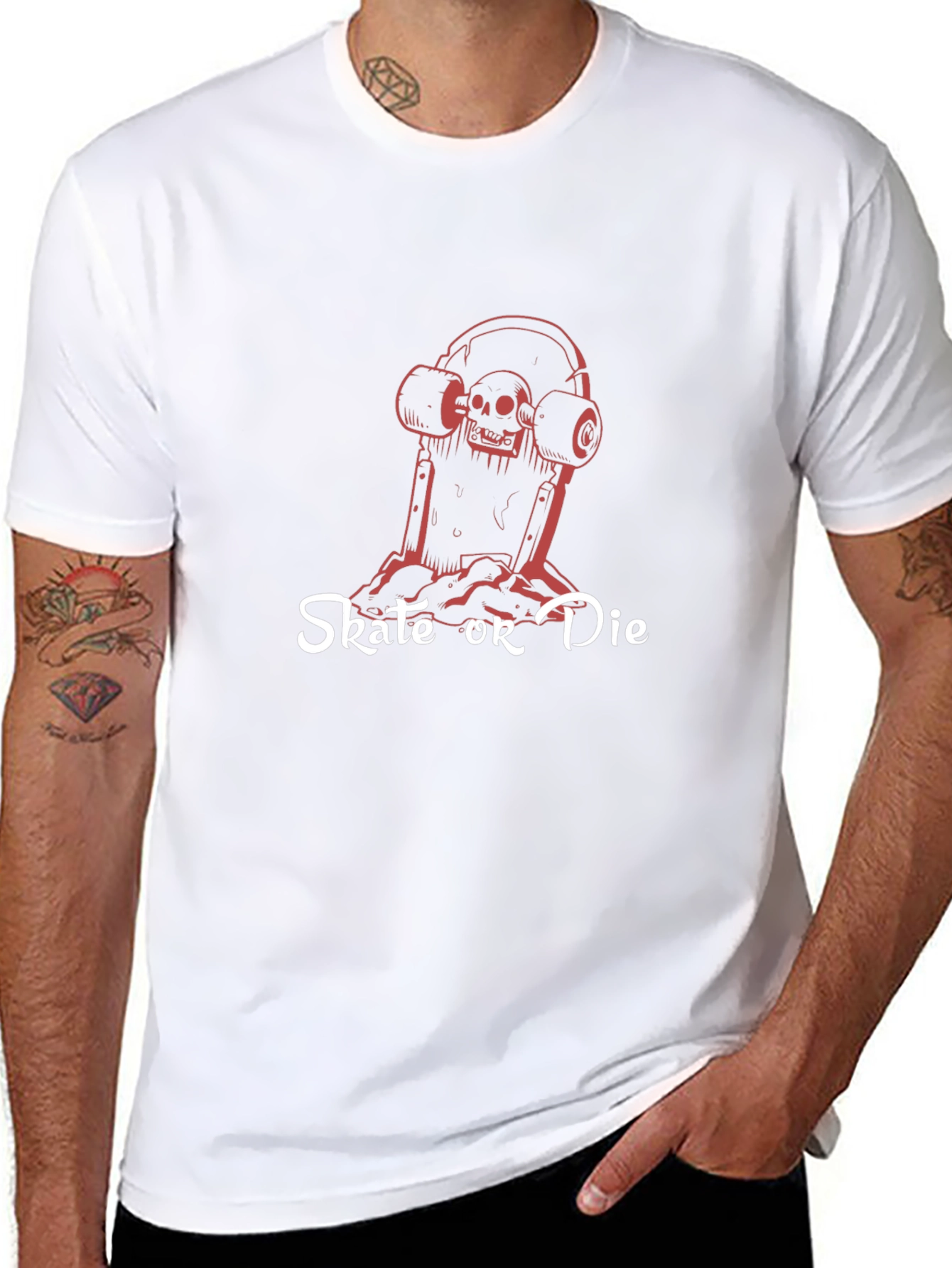 Skate or Die Graphic Tee - Black
