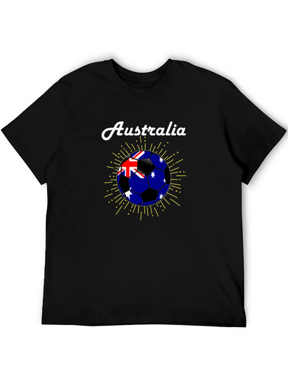 Australia Soccer Ball Graphic T-Shirt