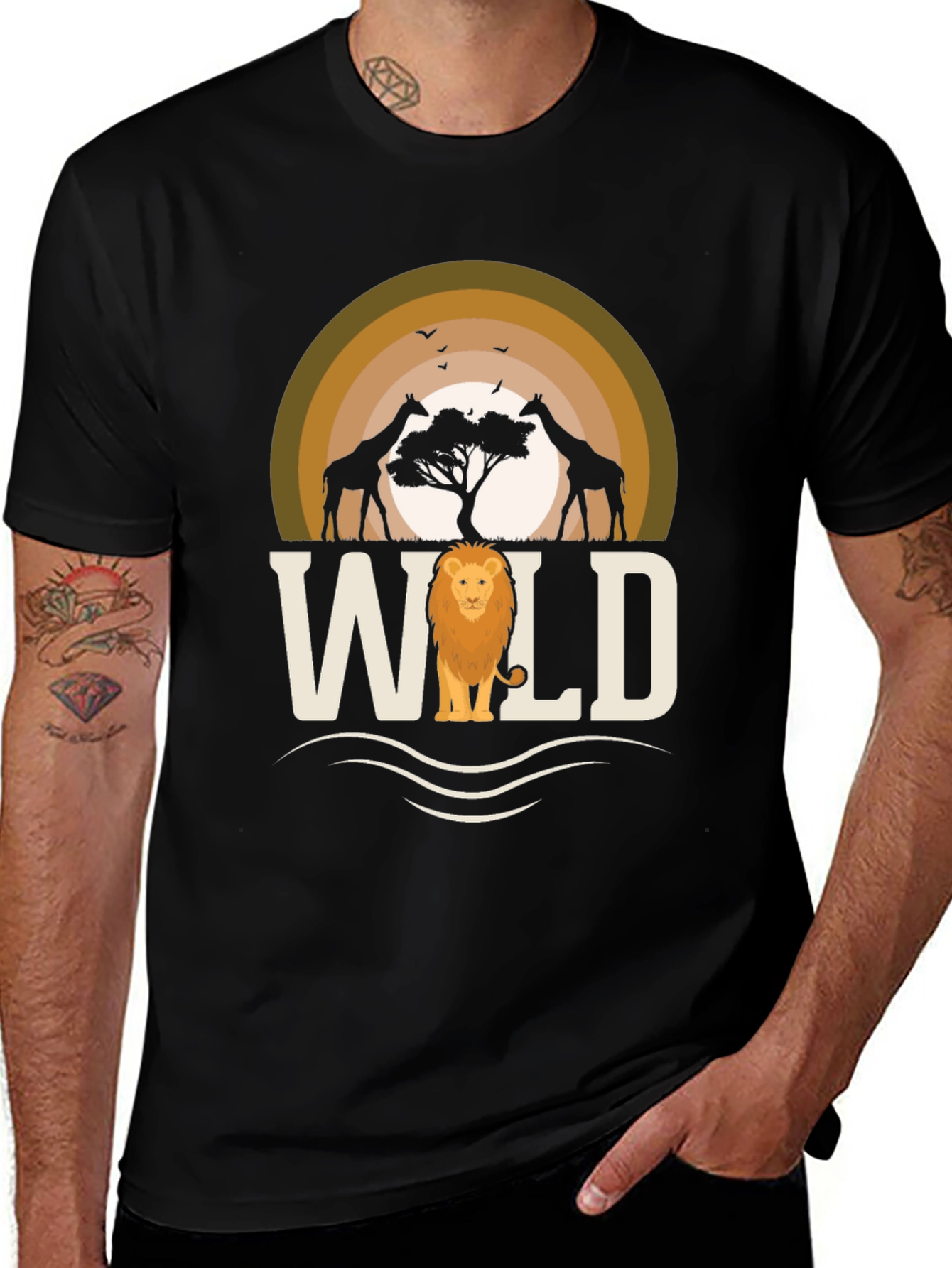 Wild Graphic T-Shirt | African Safari Tee