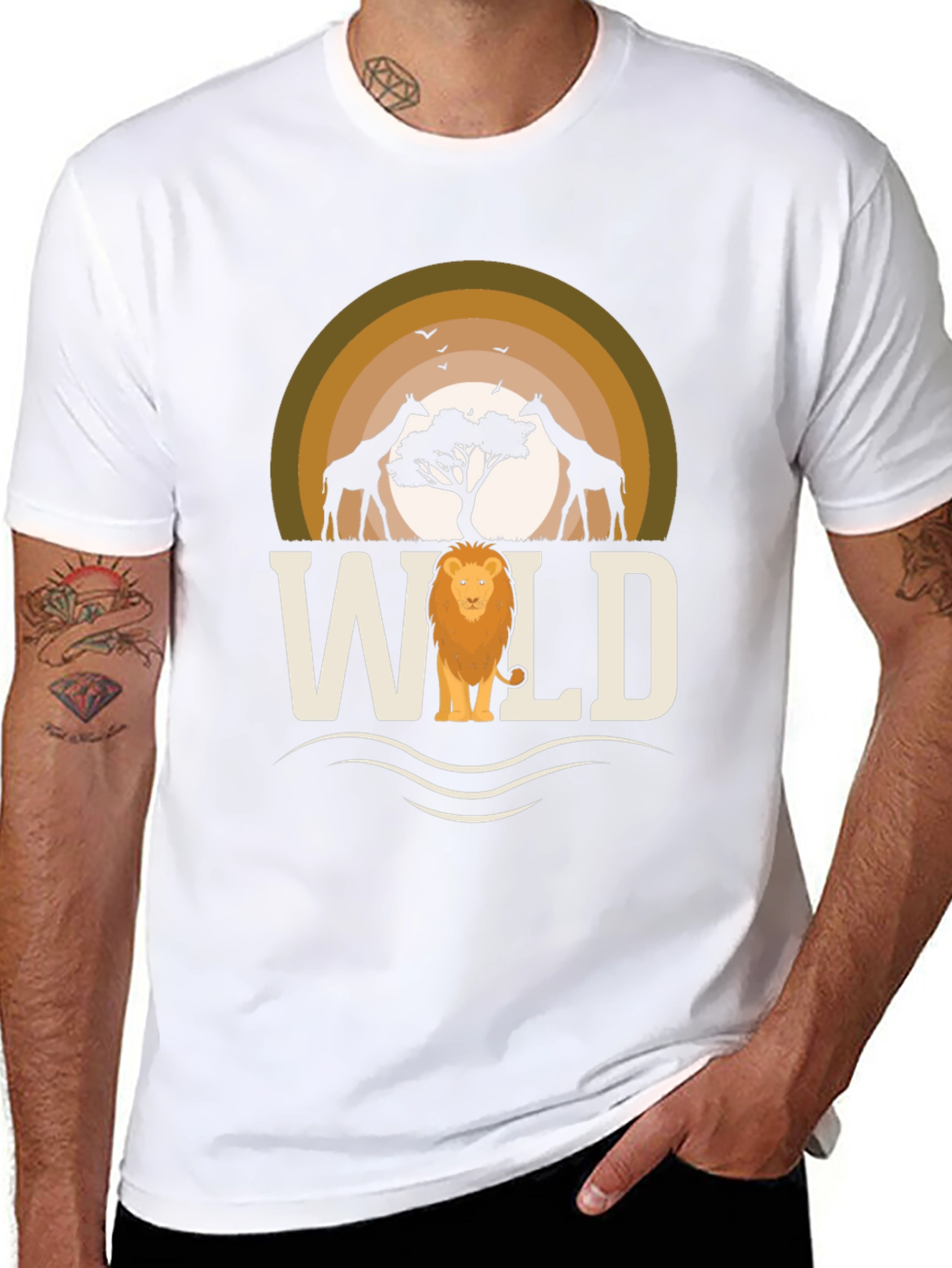 Wild Graphic T-Shirt | African Safari Tee