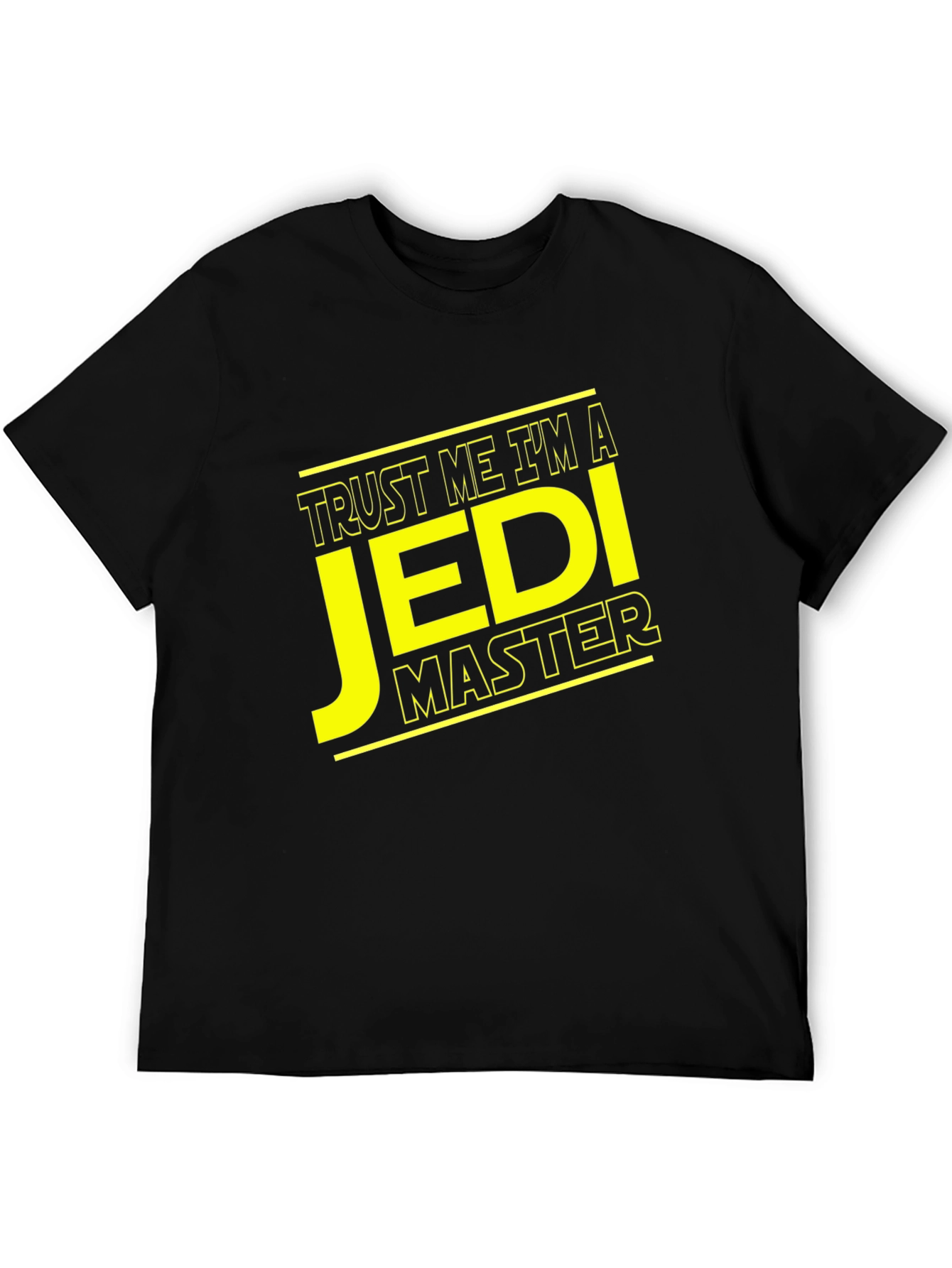 Trust Me Im a Jedi Master Black T-Shirt