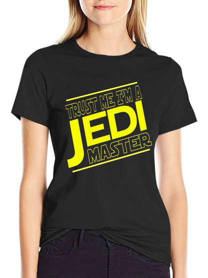Trust Me Im a Jedi Master Black T-Shirt