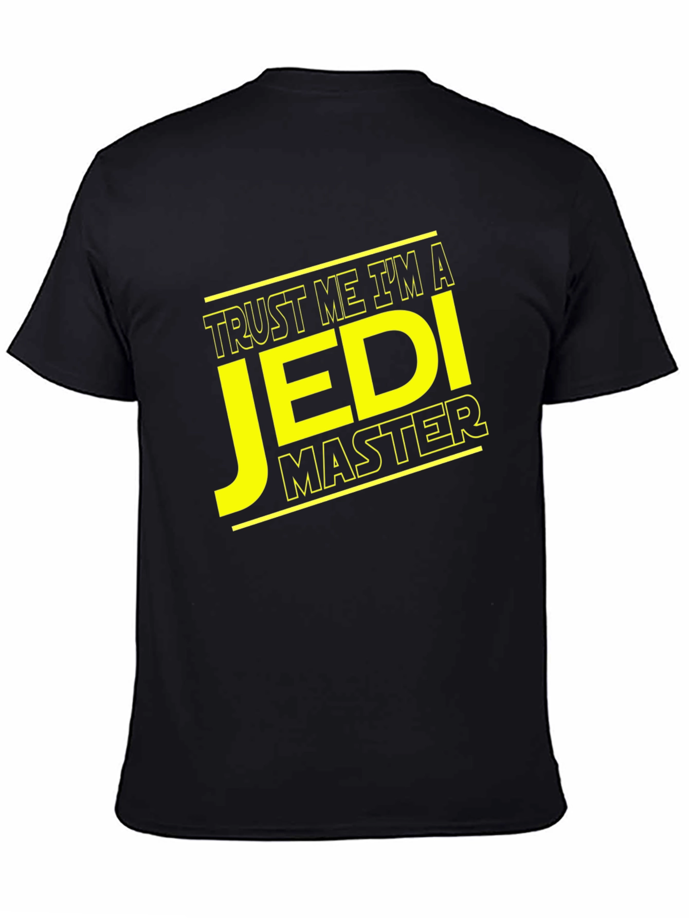 Trust Me Im a Jedi Master Black T-Shirt