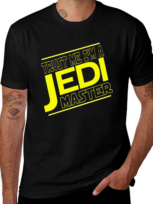Trust Me Im a Jedi Master Black T-Shirt