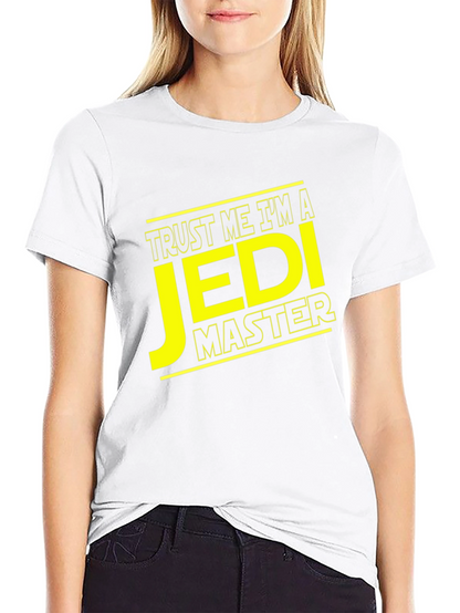 Trust Me Im a Jedi Master Black T-Shirt