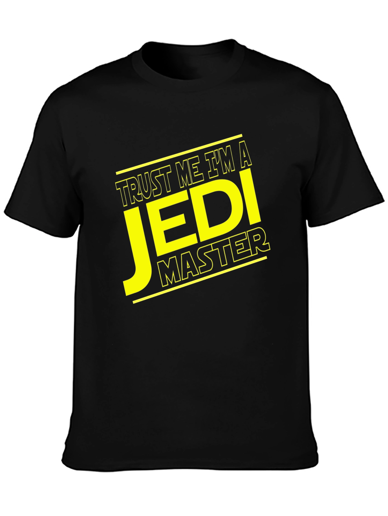 Trust Me Im a Jedi Master Black T-Shirt