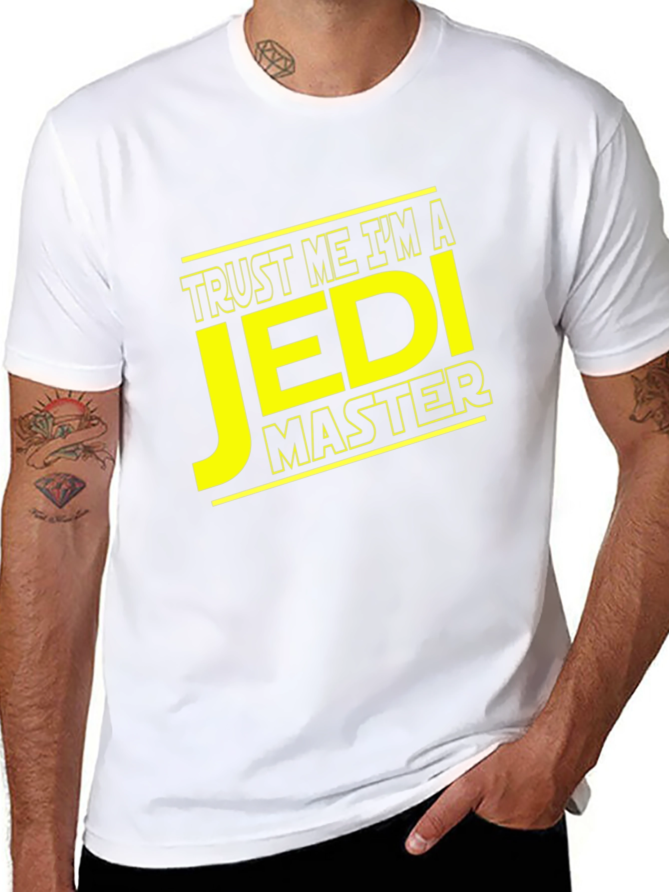 Trust Me Im a Jedi Master Black T-Shirt