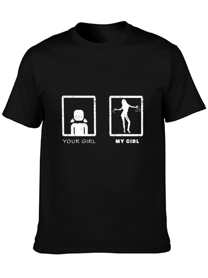Your Girl vs. My Girl Graphic T-Shirt
