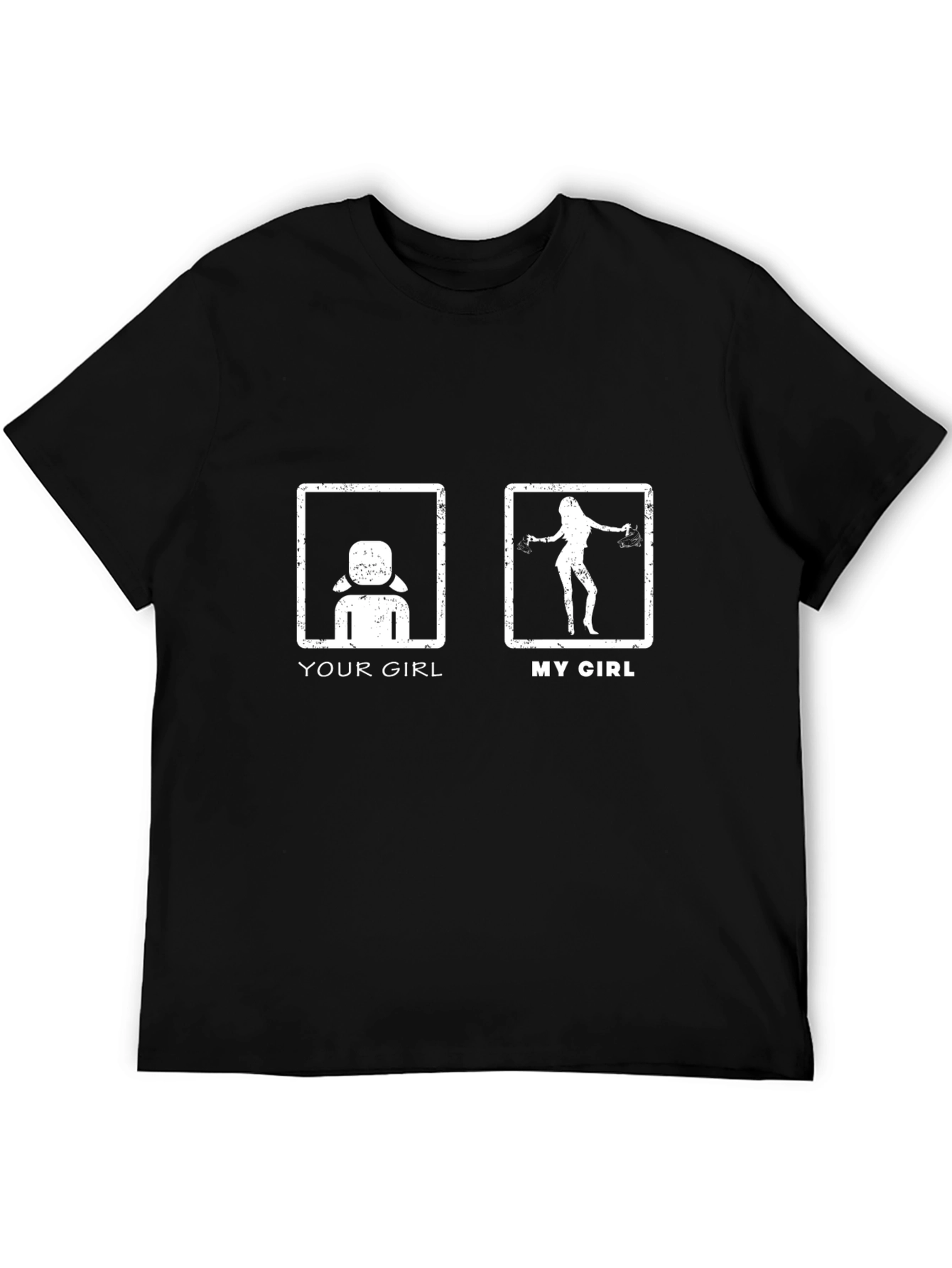 Your Girl vs. My Girl Graphic T-Shirt