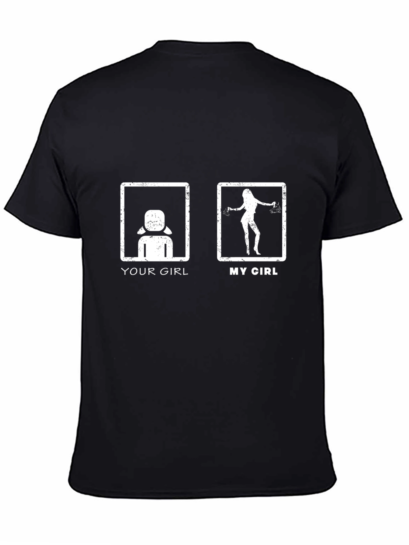 Your Girl vs. My Girl Graphic T-Shirt