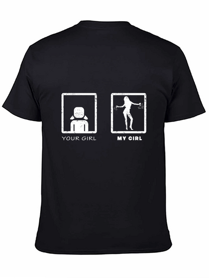 Your Girl vs. My Girl Graphic T-Shirt