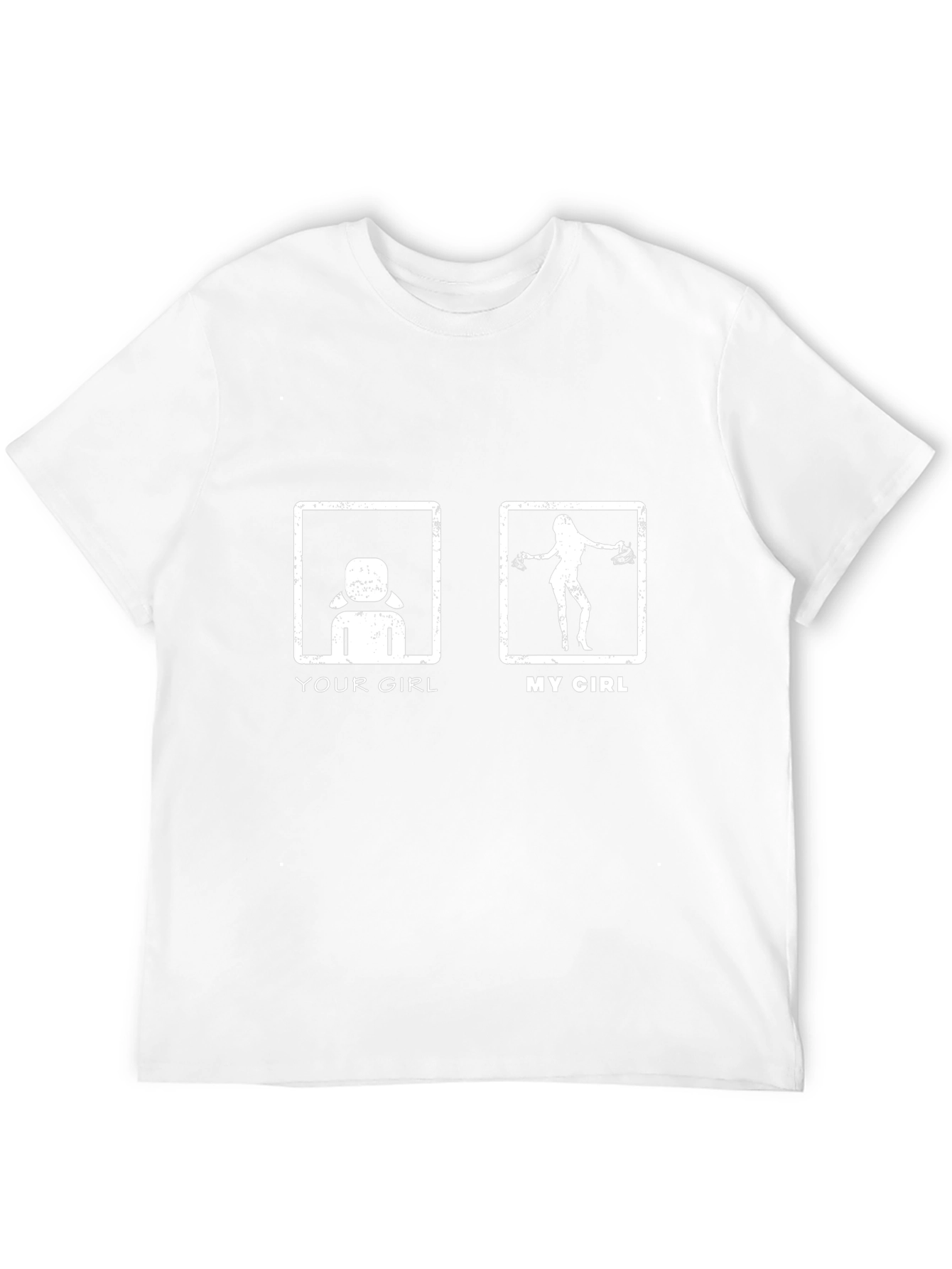 Your Girl vs. My Girl Graphic T-Shirt