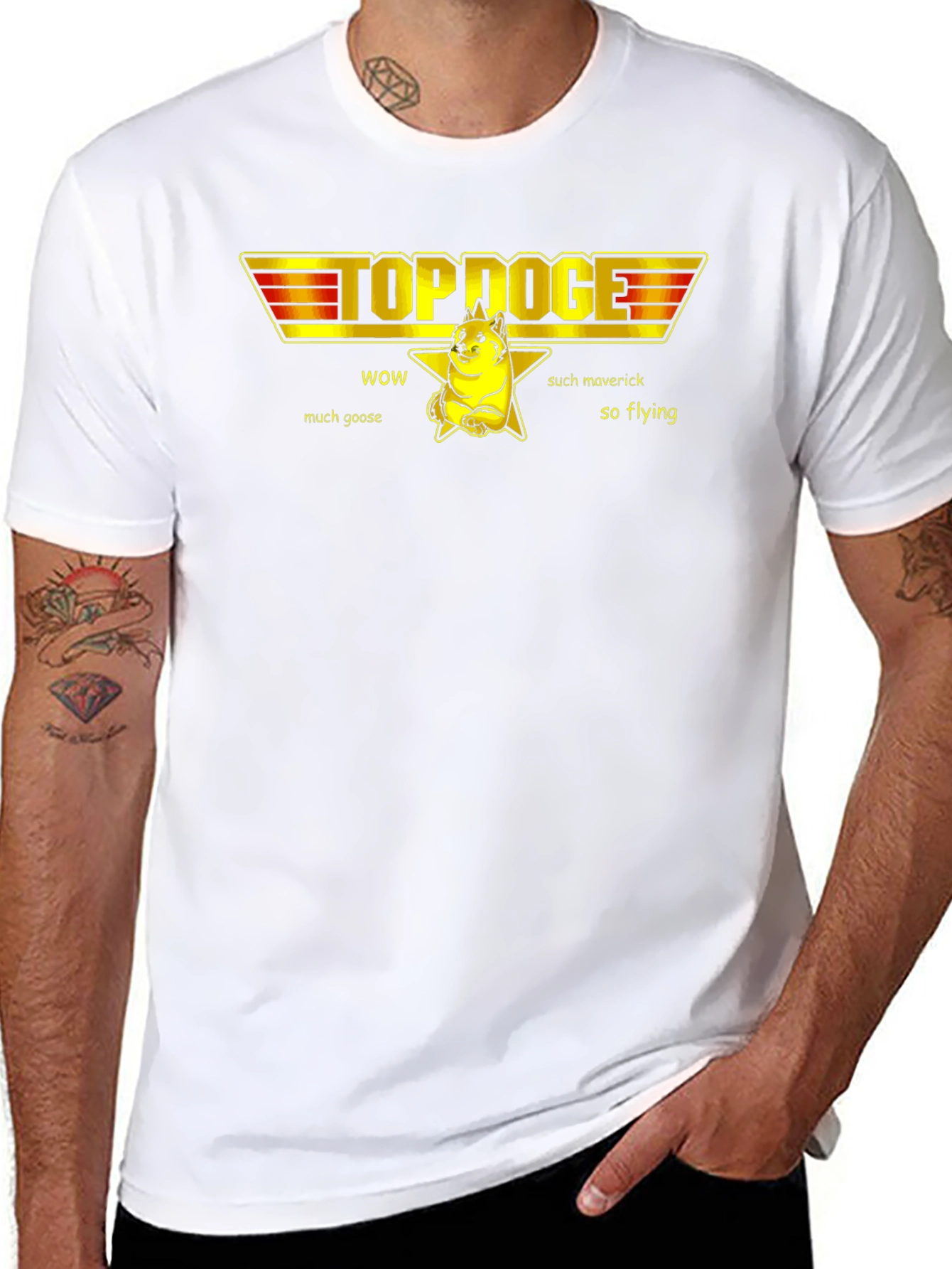 Top Doge T-Shirt - Funny Meme Tee
